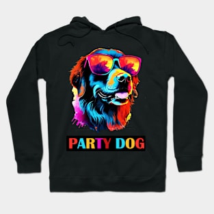 Party Dog Retro Hoodie